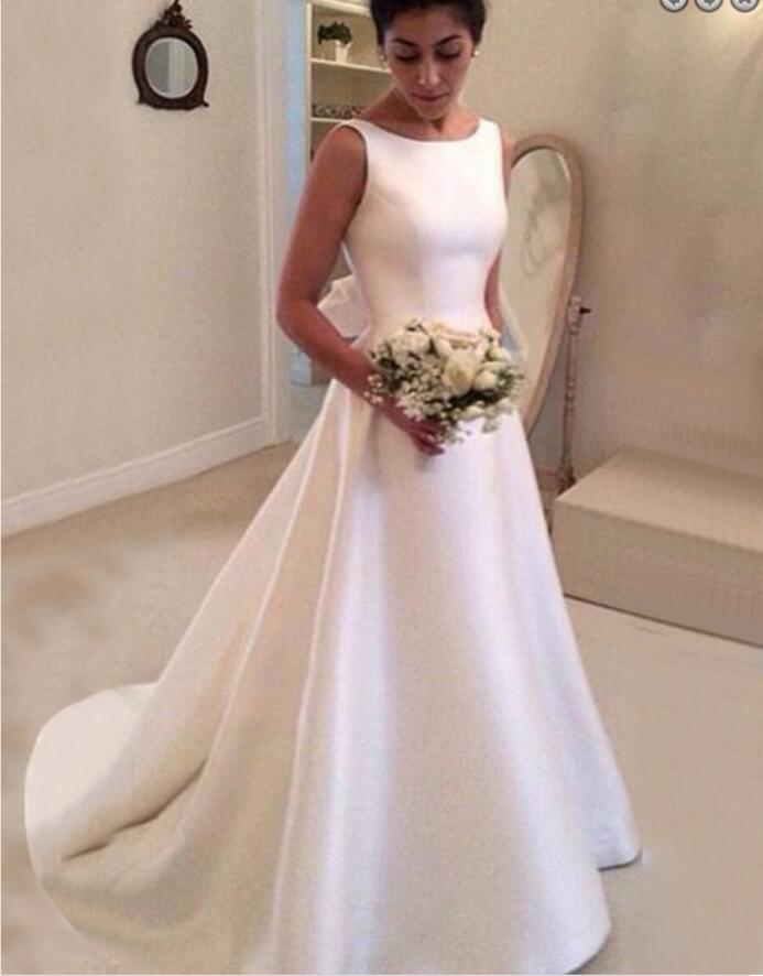 Simple Elegant Wedding Dress 2018